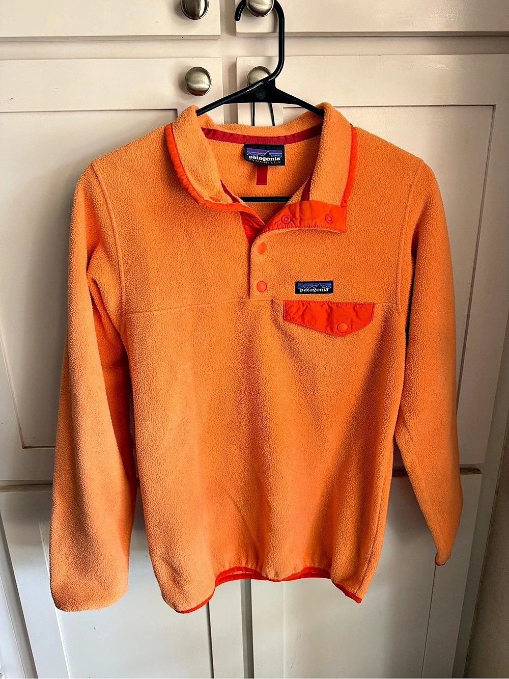 Patagonia Synchilla Orange Fleece Pullover